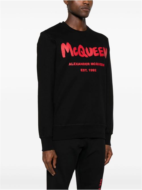 Sweatshirt with logo print ALEXANDER MCQUEEN | 688713QTAAB0509